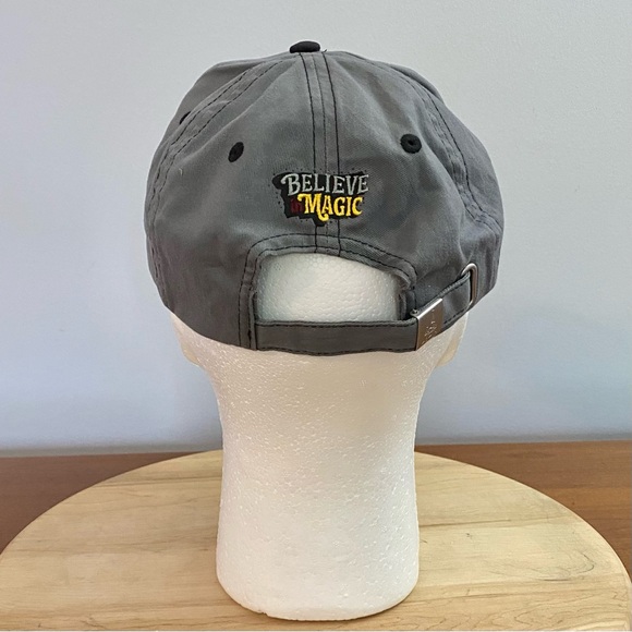 Disney Parks Authentic Embroidered Grey Believe In Magic Adjustable Hat New - Picture 3 of 16